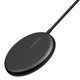 Бездротовий зарядний пристрій Baseus Simple Mini Magnetic Wireless Charger с технологією Qi 15W (WXJK-F01) Black - зображення 4