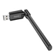 Внешний модем WiFi адаптер Hoco HI32 USB external antenna wireless network card |2.4GHz (WiFi 4), USB 2.0, сетевой, 150 Мбит/с, Windows, Linux| Черный - изображение 4