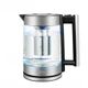 Електричний Чайник Електрочайник 1.8л HOCO HA01A Kitchen high boron glass electric kettle Silver з нержавіючої сталі та скла | Срібний - зображення 1