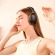 Беспроводные Bluetooth наушники Borofone BO34 Suenos |портативная стерео гарнитура, Bluetooth 5.4/AUX, 300 мАч, до 32 часов воспроизведения, встроенный микрофон| Коричневый - изображение 4