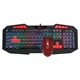 Комплект Проводная Игровая Клавиатура и Проводная Игровая Мышь с RGB подсветкой Набор 2 в 1 XTRIKE ME MK-503 (UA/RU/ENG раскладка/RGB подсветка) Черный - изображение 2