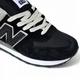 Мужские кроссовки повседневные NB 574 Classic Black Grey 46 (29,0 см) Черный - изображение 6