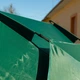Садовый зонт от солнца с антиветром 190 см большой зонт для сада дачи отдыха на природе Зеленый - изображение 10