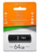 Флешка USB 64GB T&G Classic 011 чорний - зображення 2