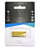 Флеш память/флеш накопитель USB 16GB T&G метал 117 золотой - изображение 1