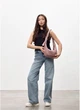 Женская сумка Хобо из экокожи SAMBAG Пудровый (5441030813) - изображение 3