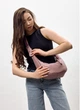 Женская сумка Хобо из экокожи SAMBAG Пудровый (5441030813) - изображение 13