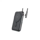 Батарея универсальная Choetech Magnetic Wireless 10000mAh 20W, PD, Qi-15W, USB-C In/Out, build-in cabel, Black (B735-CCBK) Choetech B735-CCBK 1045360 - изображение 2