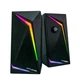 Колонки для компьютера Gtplayer Speaker 2 с LED подсветкой Bluetooth настольная колонка для дома для ПК Черный - изображение 3