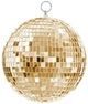 Dekoracja wisząca PartyDeco Kula lustrzana disco 20 cm Szampańskie złoto (KDS2-20) (5904555062528) - obraz 1