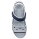 Крокси сандалі Crocs Crocband Sandal Light Grey/Navy 31 сірі - зображення 2