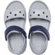Крокси сандалі Crocs Crocband Sandal Light Grey/Navy 31 сірі - зображення 3