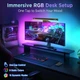 Моніторна Лампа Quntis Monitor Light Bar IM RGB Eye-Care: Подвійне Освітлення, 40 см. (Чорний) - зображення 3