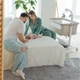 Детская приставная кроватка с автоукачиванием CARRELLO Bloom CRL-10304 Cream Beige Wooden с рождения - изображение 8
