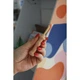 Ковровая вышивка набор для новичков BrushMe Игра форм квадратный 25х25 см PMBR010 - изображение 5