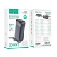 УМБ Павербанк HOCO J163B 30000 mAh 2USB/Type-C Портативний зовнішній акумулятор Power Bank із вбудованими кабелями USB/Micro/Type-C/Lightning Black - зображення 5