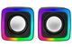 Комп'ютерні колонки Акустика для ПК XTRIKE ME SK-201 з RGB підсвідкою 3Wx2, 3.5mm+USB Black - зображення 2