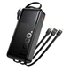 УМБ Зовнішній акумулятор Павербанк HOCO J156A 20000 mAh 22.5W USB/Type-C із швидкою зарядкою PD20W+QC3.0 та вбудованими кабелями USB/Micro/Type-C/Lightning Black - зображення 3