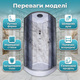 Душевой бокс TKF 100x100х215 см квадратный гидробокс для ванны дома дочи отеля душевая кабина стекло 5 мм - изображение 2