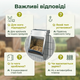 Бункерная кормушка 1.5л для кроликов и грызунов оцинкованная наружная нержавеющая сталь антивыгребная - изображение 4