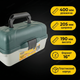 Ящик для инструментов Mastertool 400х205х190мм пластиковый с органайзером 16 дюймов для авто гаража дома - изображение 3