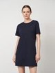 Плаття-футболка коротке літнє жіноче Tommy Hilfiger 11737 L Темно-синє (smt2000000045566) - зображення 1