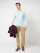 Лонгслив мужской Tommy Hilfiger 11728 2XL Голубой (smt2000000045146) - изображение 3