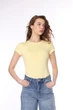 Футболка з коротким рукавом жіноча M колір жовтий YUKI ЦБ-00291492 - зображення 2
