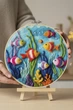 Набор для валяния картины из шерсти «Подводный мир» цвет разноцветный Brushme ЦБ-00295389 - изображение 3