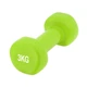 Гантелі вінілові PowerPlay 4125 Achilles 2 х 3 кг зелені пара (PP_4125_3kg_2in) - зображення 5