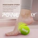 Масажний силіконовий м'яч PowerPlay PP-4354 Silicone Lacrosse Ball (6.3см.) Зелений 5180717 - зображення 7