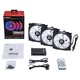 Набор вентиляторов Chieftec Tornado RGB 3in1 (CF-3012-RGB), 120x120x25, 6pin - изображение 5