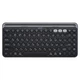 Клавиатура мембранная 2E KS250 84key, WL/BT, EN/UK, черно-серый - изображение 1