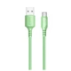 Кабель ColorWay USB-USB Type-C, soft silicone, 2.4А, 1м, Green (CW-CBUC042-GR) - зображення 2