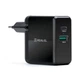 Мережевий зарядний пристрій REAL-EL CH-350 QC3.0 (2USB, 3A) Black - зображення 7