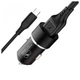 Автомобильное зарядное устройство SkyDolphin SZ02V Aluminium (2USB, 2.4A) Black (AZP-000073) + кабель - изображение 2