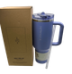 Термос термочашка Stanley Quencher ProTour Flip Straw Tumbler з нержавіючої сталі Dusty Blue 1,18 л KT7001975 - зображення 1