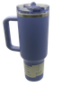 Термос термочашка Stanley Quencher ProTour Flip Straw Tumbler з нержавіючої сталі Dusty Blue 1,18 л KT7001975 - зображення 7