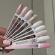 Полигель для ногтей №08 Moon Full Poly Gel 30 мл Молочный с золотым шиммером Полигель для маникюра - изображение 3
