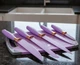 Кухонний набір 19 предметів Kitchen set, силіконові аксесуари для кухні з подвійною підставкою та обробною дошкою, стильний набір приладдя для кухні, фіолетовий - зображення 3