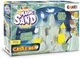 Кинетический песок CRAZE Magic Sand «Замок в коробке», 700 г, светится в темноте, набор для лепки - изображение 1