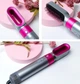 Стайлер Hot Air Styler 5в1 для укладання волосся, 1000 Вт, 5 насадок, з кейсом, для різних типів волосся з функціями надання об'єму, випрямлення, завивки, сірий - зображення 6
