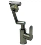 Складной кран-смеситель поворотный 360° Water Tap Faucet, с аэратором для кухни и ванной, смеситель-трансформер с двумя режимами подачи воды, графитовый - изображение 8