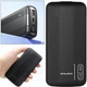 Повербанк для телефону AWEI P20K10000mAh Li-Pol 2USB, Type-C 2.4A, з індикатором заряду та швидкою зарядкою, універсальний для гаджетів, чорний - зображення 6