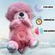 Детская интерактивная мягкая игрушка Выдра, дышащая музыкальная игрушка-ночник с подсветкой, для детей и младенцев. плюшевая выдра-ночник с мелодией, розовая - изображение 10