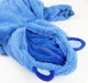 Детская игрушка-толстовка 2 в 1 Huggle Pets Hoodie, плед-трансформер с капюшоном и рукавами на рост до 140 см, мягкий флис высокого качества, синий - изображение 7