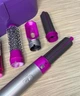 Стайлер 5в1 HAIR BRUSH Styler для различных типов волос, с функциями придания объема, выпрямления, укладки + кейс для хранения, фиолетовый - изображение 7