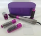Стайлер 5в1 HAIR BRUSH Styler для различных типов волос, с функциями придания объема, выпрямления, укладки + кейс для хранения, фиолетовый - изображение 9