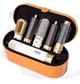 Професійний мультистайлер 5 в 1 HAIR BRUSH Styler, 1000 Вт, 5 насадок, з функціями об'єму, випрямлення, накручування + кейс, білий - зображення 9