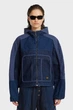 Жіноча темно-синя куртка джинсова Hooded track G-Star RAW S D26292,D934 - зображення 1